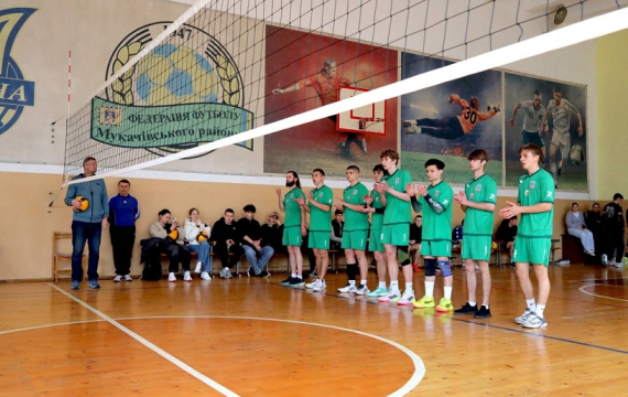 Перемога на обласних спортивних іграх з волейболу серед юнаків
